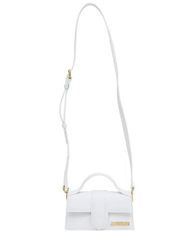 Jacquemus White Leather Le Bambino Crossbody Bag (authentic Pre-loved)
