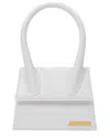 Jacquemus Women's Le Chiquito Moyen Leather Bag In White