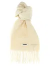 Jacquemus White Lecharpe Carro Scarf In White