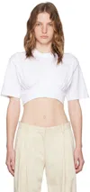 Jacquemus White Les Classiques 'le T-shirt Caraco' T-shirt In 100 White