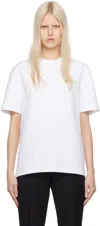 Jacquemus Relaxed-fit Cotton T-shirt With Subtle Logo In 100 White