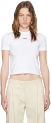 Jacquemus The Gros Grain T-shirt In White