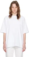 Jacquemus White Les Classiques 'le T-shirt Typo' T-shirt In 100 White