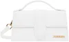 Jacquemus White Les Classiques 'the Large Bambino' Bag In 100 White