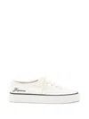 Jacquemus Les Fefe Low Top Sneakers Rubber Sole In White