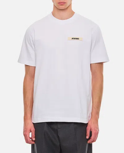 JACQUEMUS WHITE LOGO T-SHIRT
