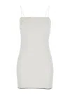 Jacquemus White Mini Dress 'la Mini Robe Aro' In Viscose Woman In White