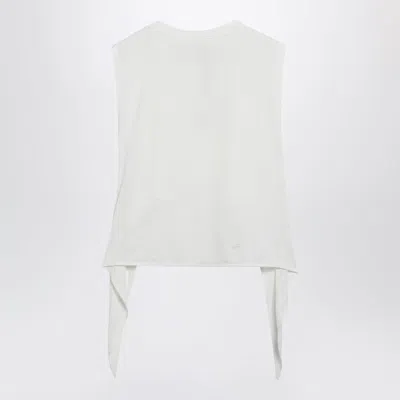 Jacquemus The Moisson Tie-fastening Top In White