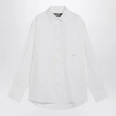 Jacquemus White Nappe Cotton Shirt Men