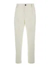 Jacquemus White Pants With Button Closure In White