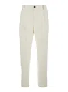 Jacquemus White Pants With Button Closure In White