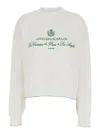 Jacquemus White Sweater With Logo Embroidered On The Front And Short Design In Cotton Woman In White