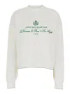Jacquemus White Sweater With Logo Embroidered On The Front And Short Design In Cotton Woman In White