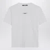 Jacquemus Relaxed Fit Crew-neck T-shirt With Front Print In White