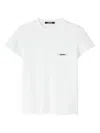 Jacquemus Relaxed-fit Cotton T-shirt With Subtle Logo In White