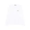 Jacquemus Le Tshirt Gros Grain Cotton Ls  T-shirt In White