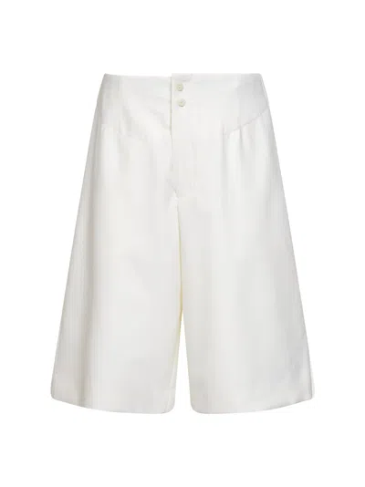 Jacquemus White The Moisson Tailored Bermuda Shorts