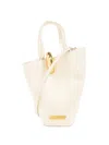 Jacquemus White The Small Bambola Tote Bag In White