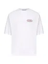 Jacquemus Mens Station Patch White Stazione Brand-patch Cotton-jersey T-shirt In White