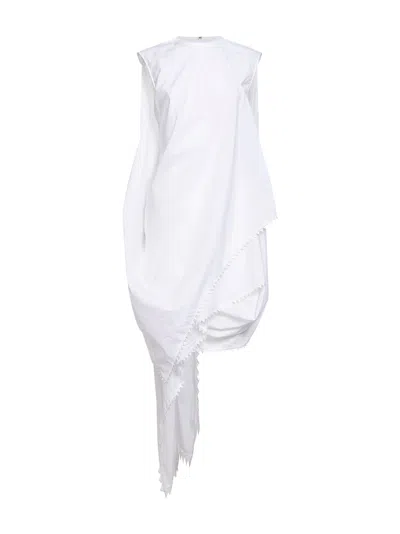Jacquemus White The Traversin Layered Mini Dress