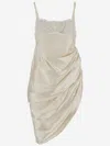 Jacquemus La Saudade Mini Dress In White
