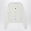 Jacquemus White Wool-blend Cardigan In White