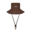 Jacquemus Wide Brim Hat In Brown