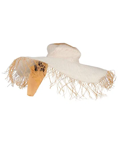 Pre-owned Jacquemus Wide Brim Hat With Scarf (authentic Pre-loved)