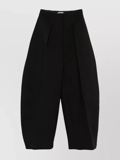 JACQUEMUS WIDE LEG BALLOON SHAPE TROUSERS