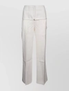 JACQUEMUS WIDE-LEG BELTED TROUSERS WITH BACK POCKETS