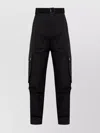 Jacquemus Cargo Gabardine Trousers In Eight