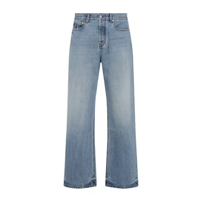 Jacquemus Wide-leg Denim Pants In Blue