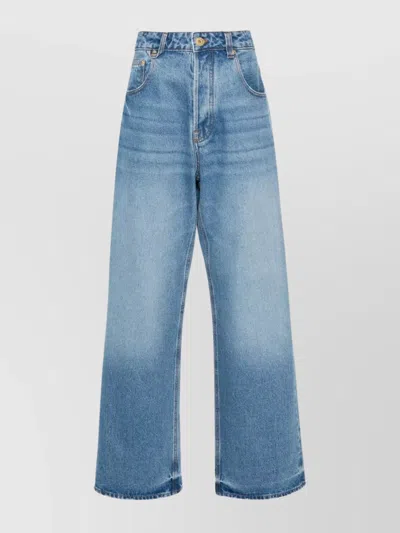 Jacquemus Wide Leg Denim Trousers