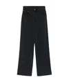 Jacquemus Wide-leg Jeans In Black