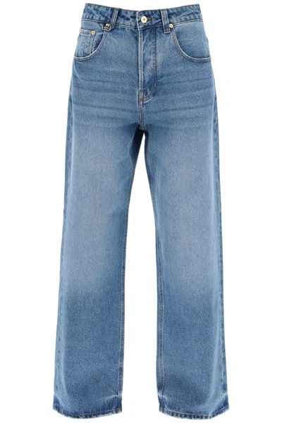 Jacquemus Wide-leg Jeans In Blue