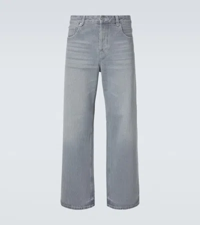 Jacquemus Wide-leg Jeans In Grey