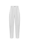 Jacquemus Women Le De-nimes Curzi Jeans In White