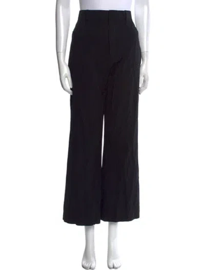 Pre-owned Jacquemus Wide Leg Pants In Black