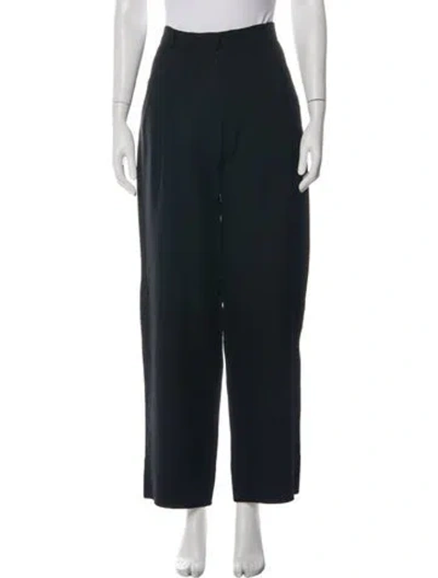 Pre-owned Jacquemus Wide Leg Pants In Black