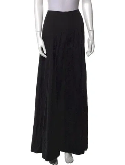 Pre-owned Jacquemus Wide Leg Pants In Black