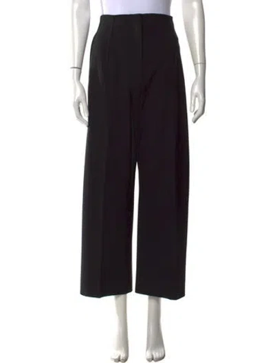 Pre-owned Jacquemus Wide Leg Pants In Black