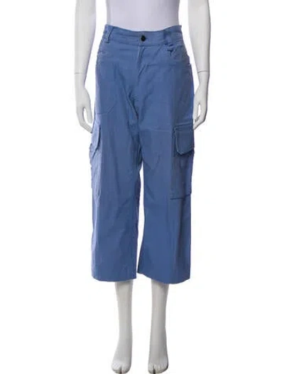 Pre-owned Jacquemus Wide Leg Pants In Blue