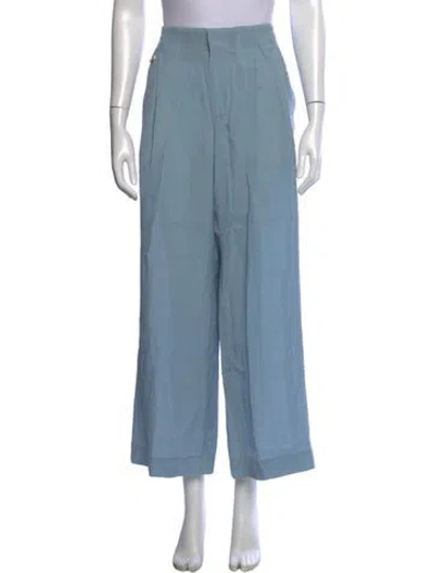 Pre-owned Jacquemus Wide Leg Pants In Blue