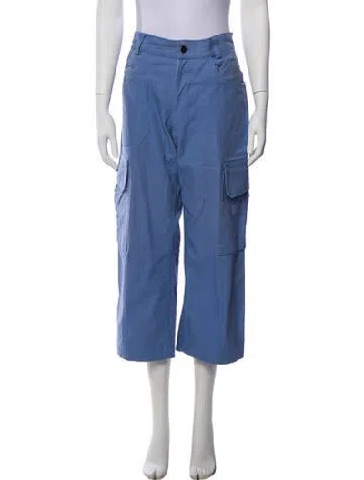 Pre-owned Jacquemus Wide Leg Pants In Blue