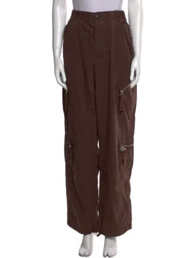 Pre-owned Jacquemus Wide Leg Pants In Brown