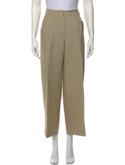Pre-owned Jacquemus Wide Leg Pants In Brown