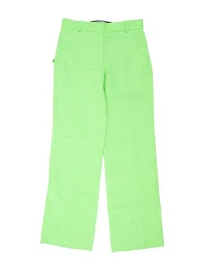 Pre-owned Jacquemus Wide Leg Pants In Green