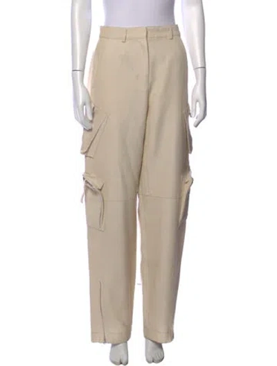 Pre-owned Jacquemus Wide Leg Pants In Neutral