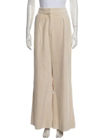 Pre-owned Jacquemus Wide Leg Pants In Neutral