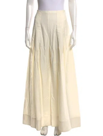 Pre-owned Jacquemus Wide Leg Pants In Neutrals